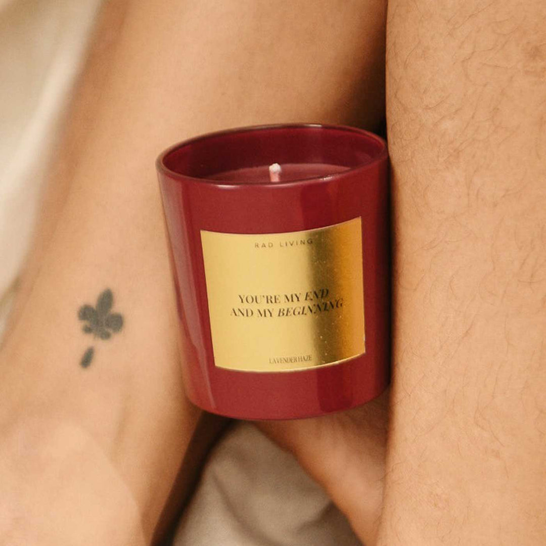 Hand Poured You’re My End And My Beginning Lavender Haze Scented Soy Wax Candle