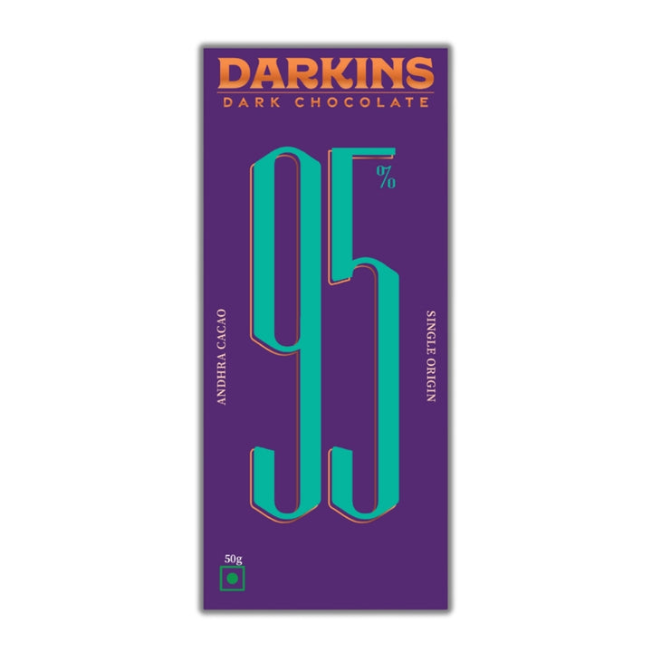 95% Dark | Vegan & Gluten Free Chocolate From Andhra Pradesh