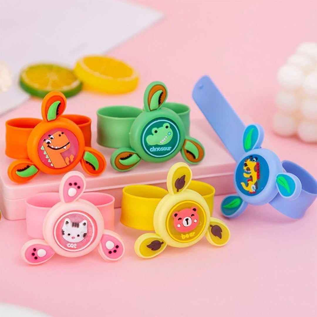Adjustable Printed LED Spinner Friendship Band Kids Rakhi For Brother