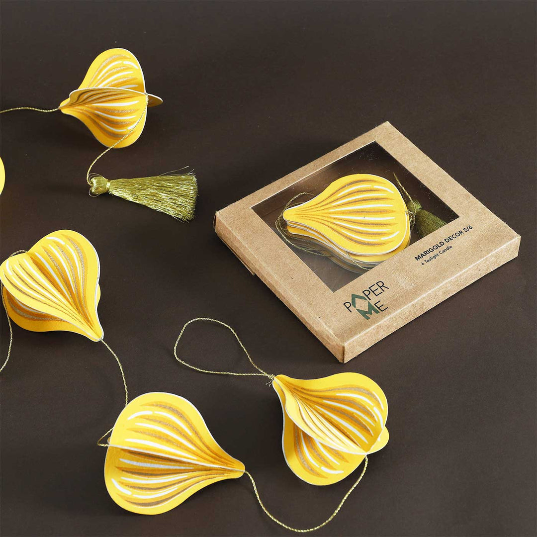 Handmade Modak Shaped Paper Hanging