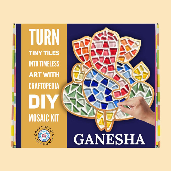 Ganesha Theme Mosaic Art DIY Kit