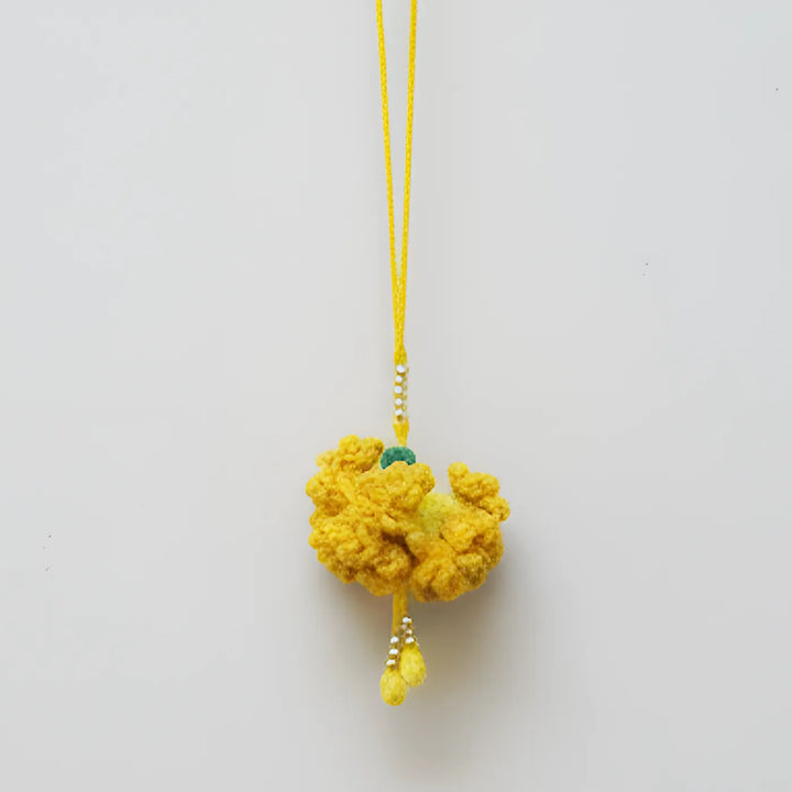 7 Inch | Handmade Crochet Marigold Hanging