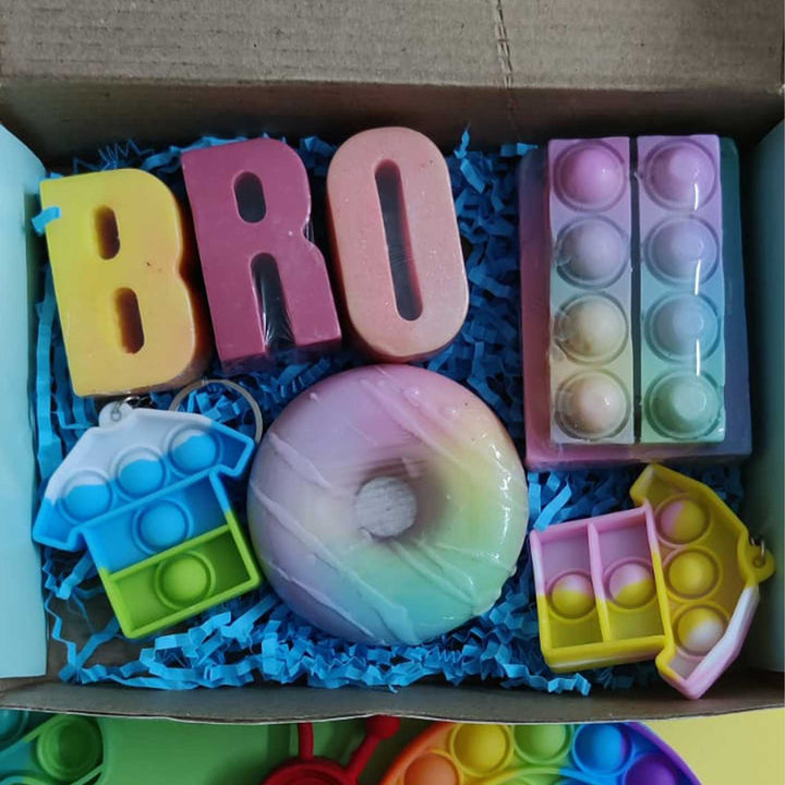 Handmade Bro & Pop It Glycerin Gift Hamper | Set Of 6