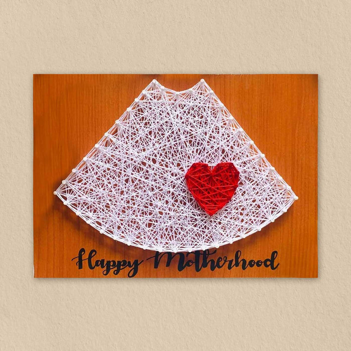Photo Personalized Handmade String Art Motherhood Wooden Decorative Plaque