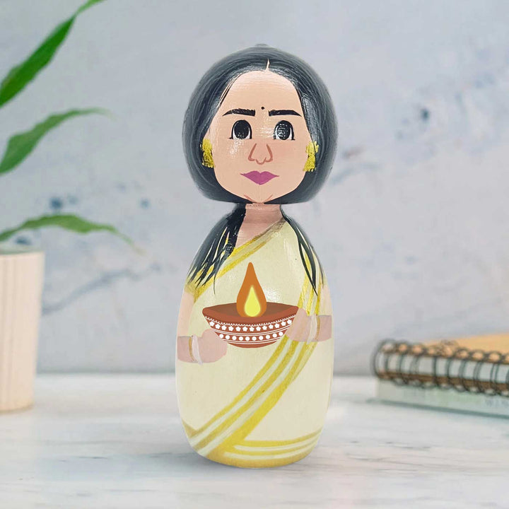 Photo Personalized Wooden Peggy Doll