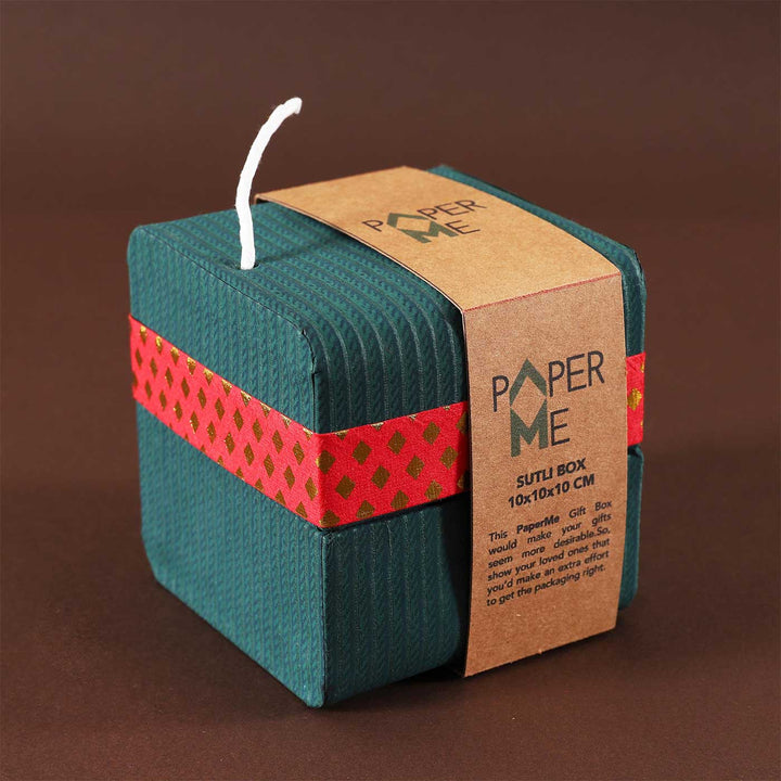 Handmade Sutli Bomb Shaped Paper Gift Box