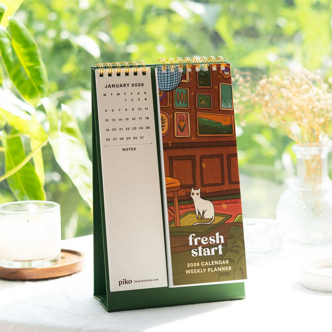 Fresh Start Calendar With Daily Planner