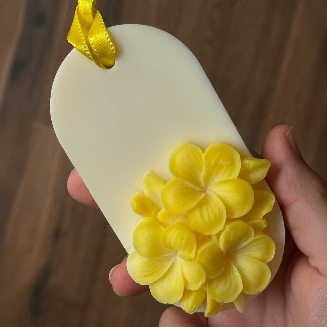Handmade Lemongrass Soy Wax & Beeswax Fragrance Bar For Wardrobes & Drawers