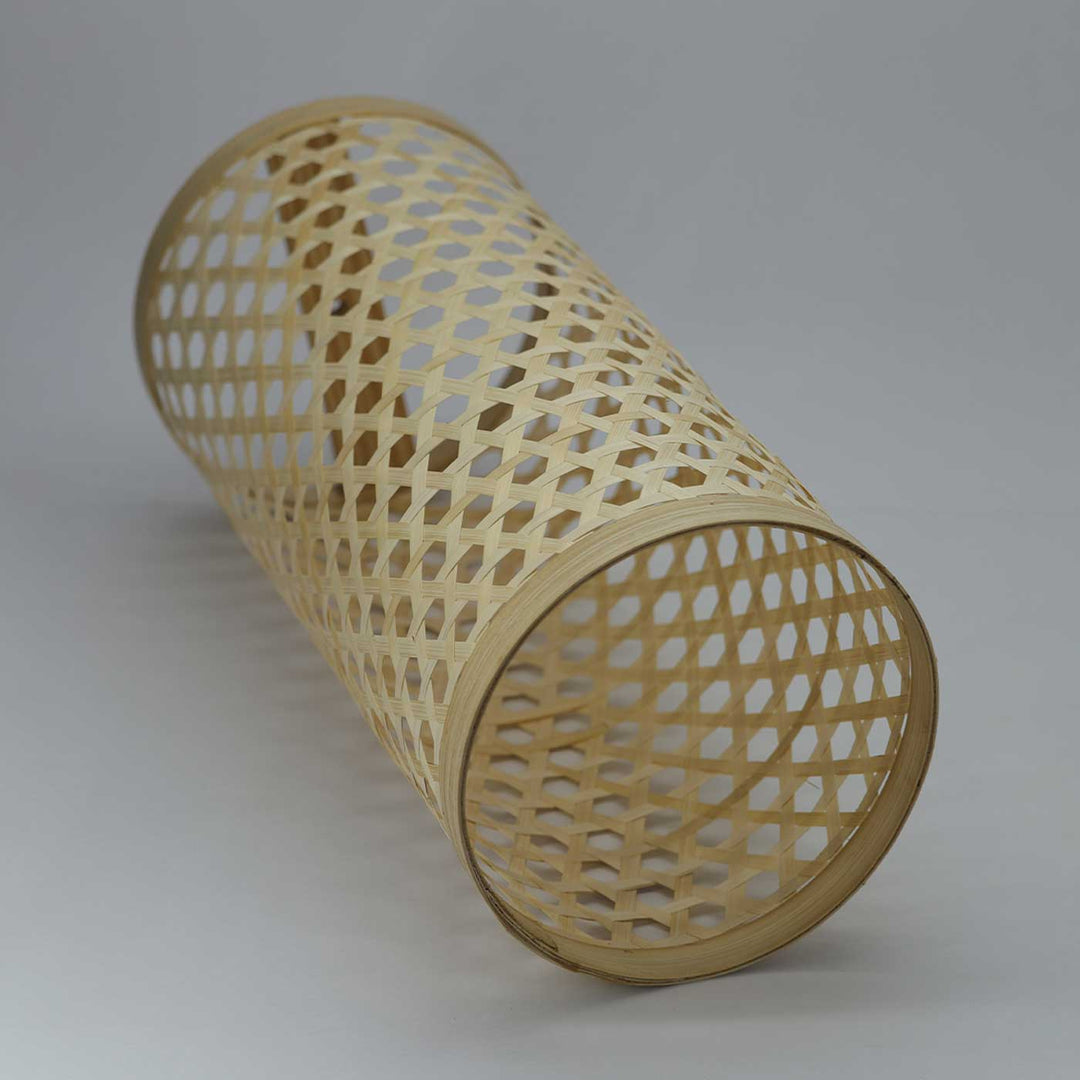 Handmade Bamboo Weaving Midnight Design Table Lamp