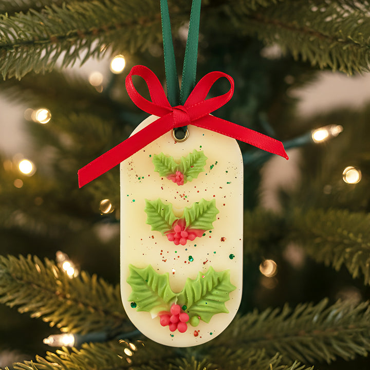 Handmade Mistletoe Wax Sachet For Christmas Decoration