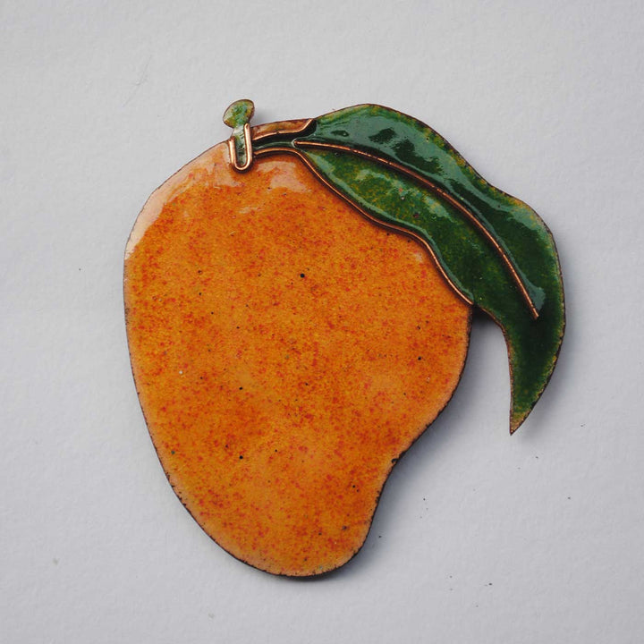 Handmade Aam Copper Enamel Fridge Magnet