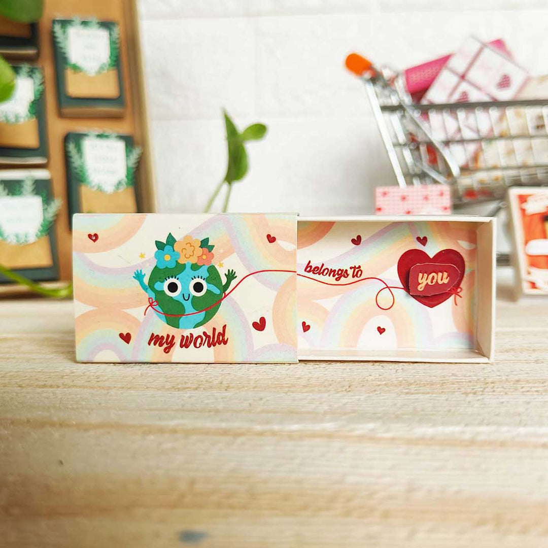 My World Belongs To You Fridge Magnet | Valentine’s Gifting