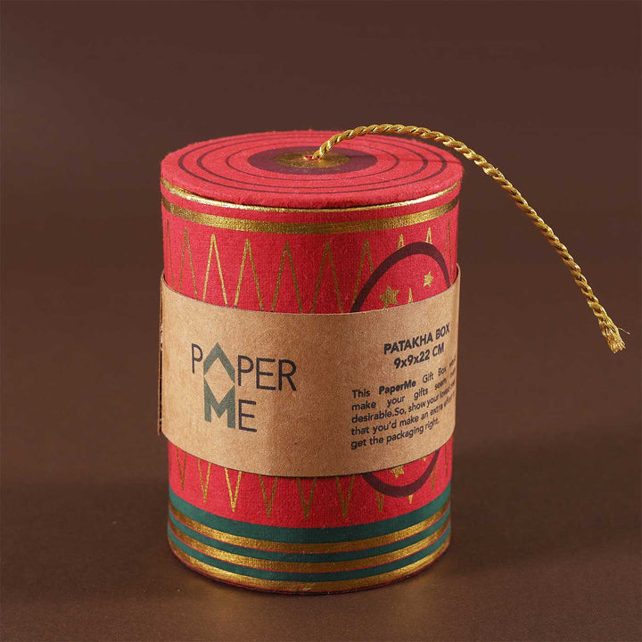 Handmade Bomb Shaped Paper Gift Box