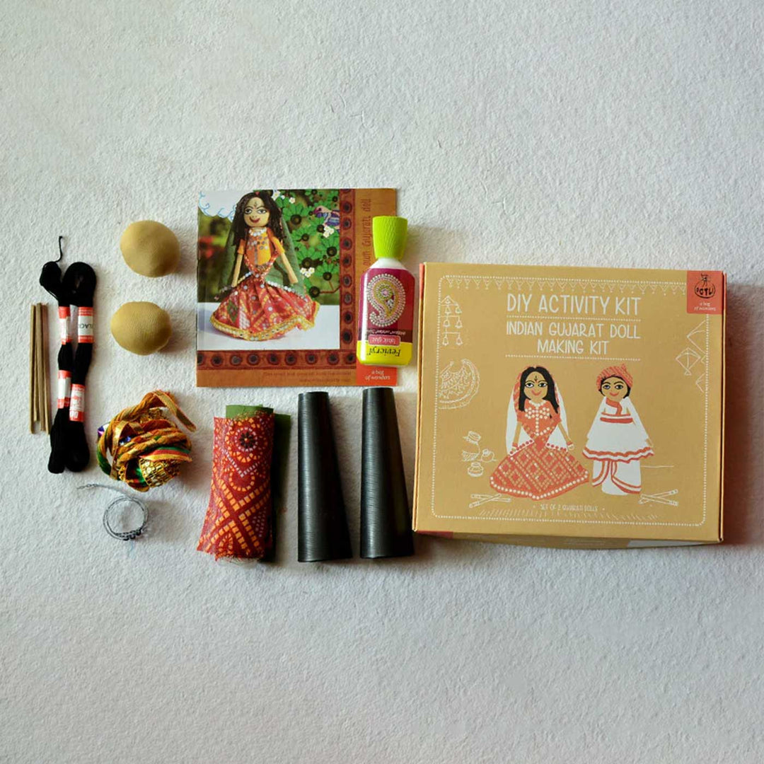 Gujarati Couple | Indian Traditional Doll DIY Kit