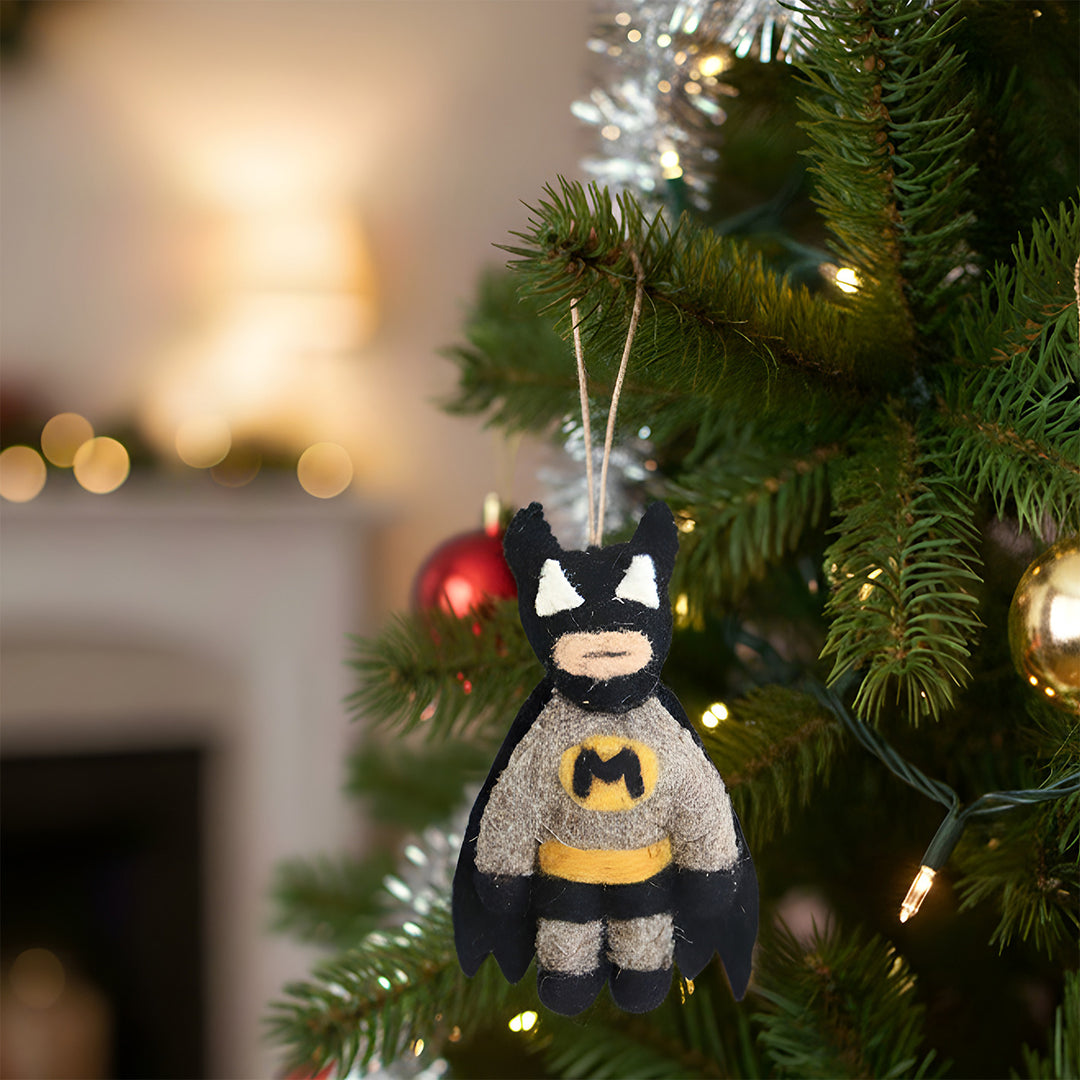 Batman Felt Ornament For Christmas Tree Decoration