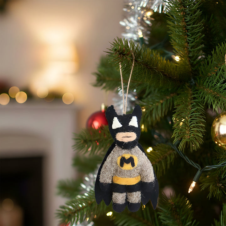 Batman Felt Ornament For Christmas Tree Decoration