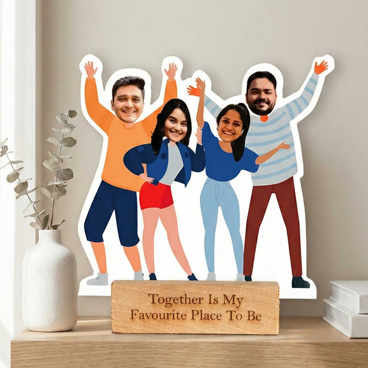 Photo Personalized Friends Acrylic Caricature Cutout