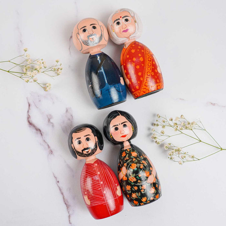 Photo Personalized Wooden Peggy Doll