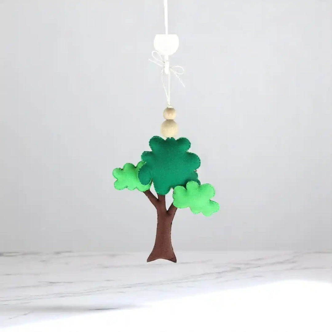Handmade Tropical Tree Felt Hanging For Kids