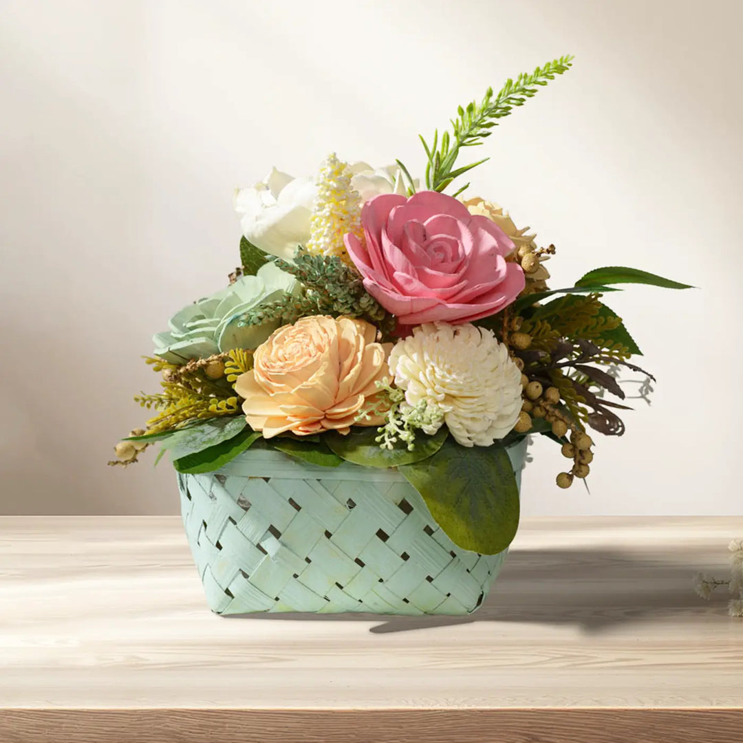 Handmade Gul Tokari Shola Flower Centerpiece