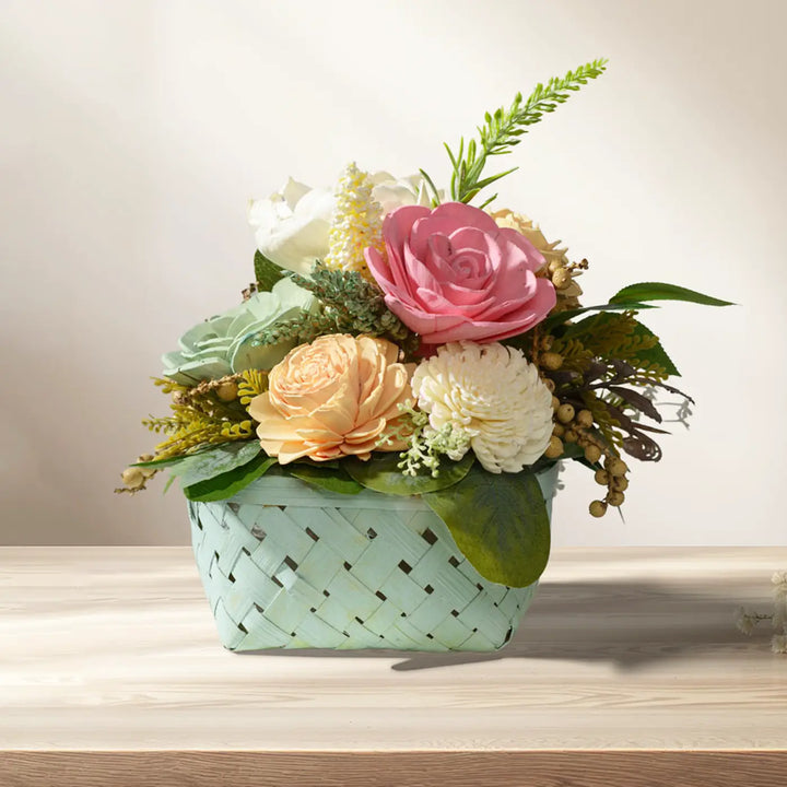 Handmade Gul Tokari Shola Flower Centerpiece