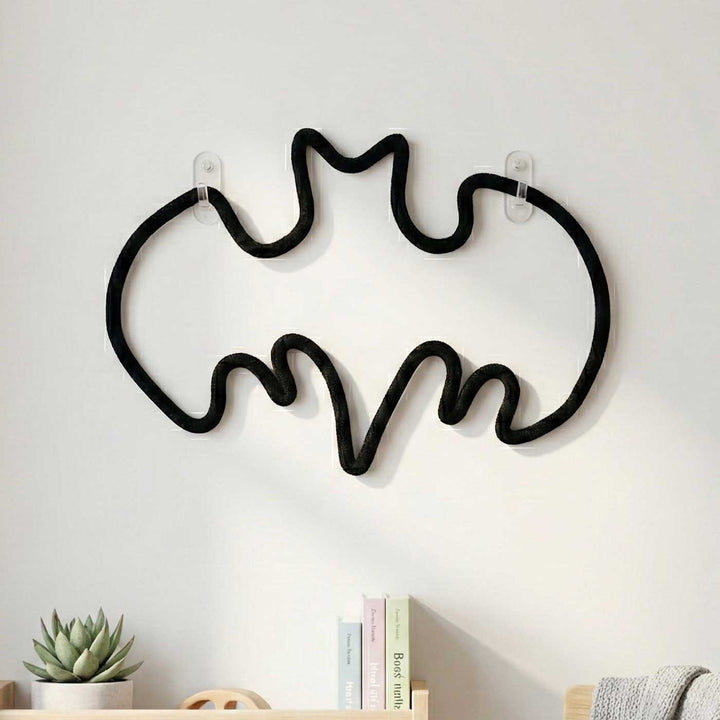 Handmade Knitted Wire Batman Hanging For Kids Room Decoration