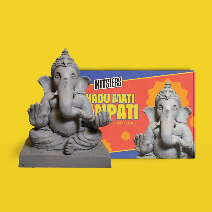 Eco-friendly Shadu Mati Ganpati Clay DIY Kit for Ganesh Chaturthi