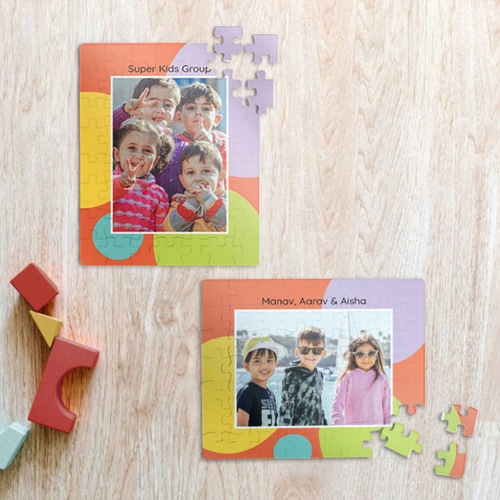 Photo Personalized Zooboo Kids Theme Acrylic Puzzle