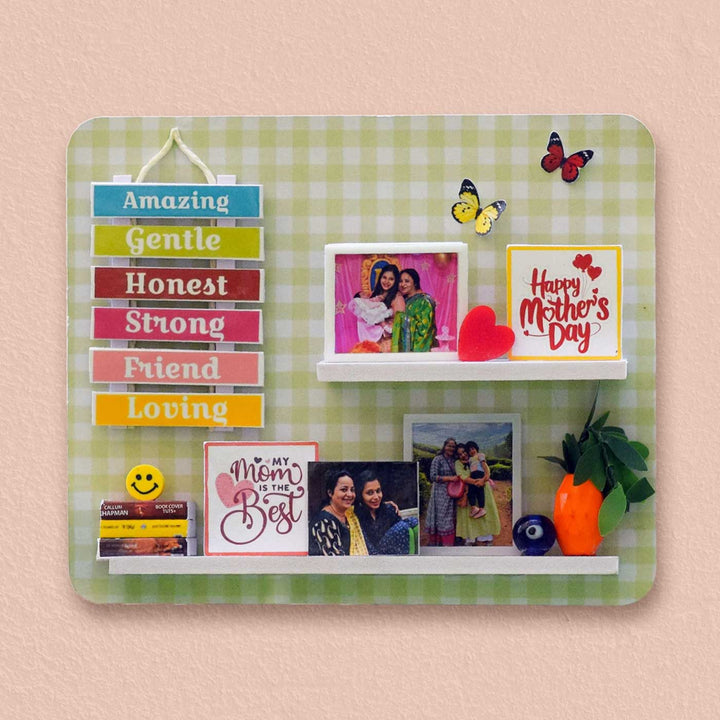 Photo Personalized Handmade Miniature Shelf MDF Decorative Plaque
