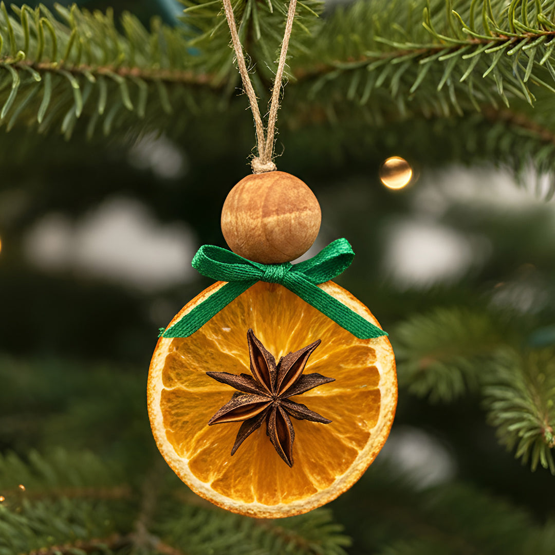 Handmade Orange Slice Hanging For Decoration