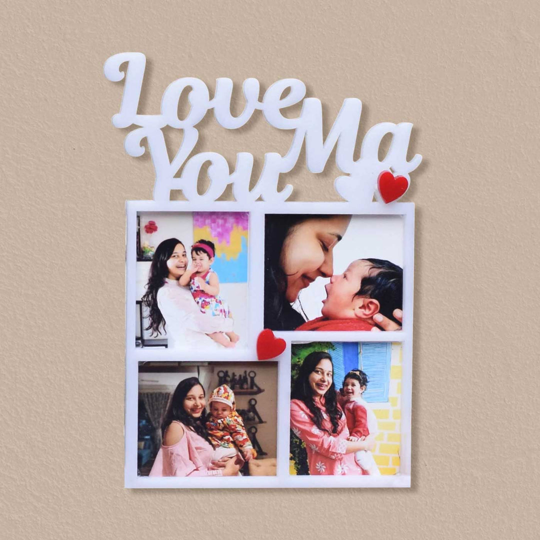 Photo Personalized Handmade Collage Acrylic Fridge Magnet For Mom