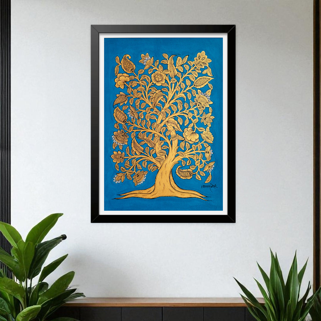 14.5 X 18.5 Inch | Tree Of Life Paper Phad Painting