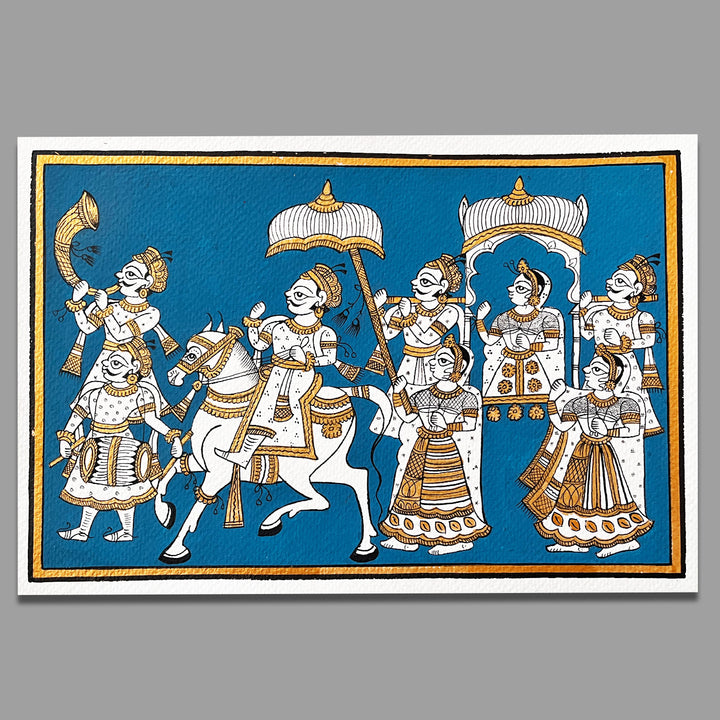 11 X 7.5 Inch | Doli Paper Phad Painting