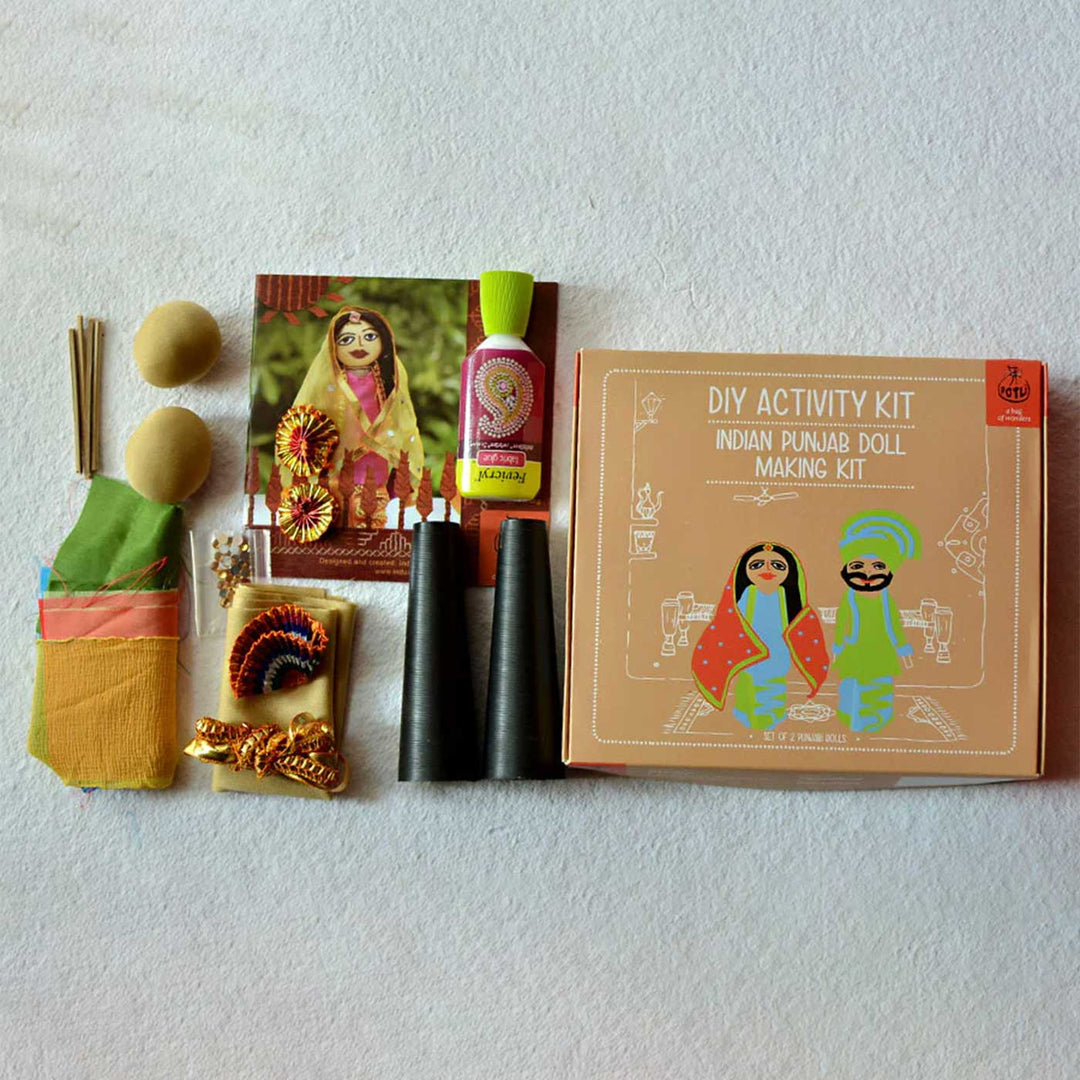 Punjabi Couple | Indian Traditional Doll DIY Kit