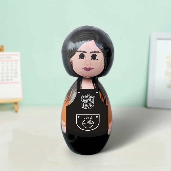 Photo Personalized Wooden Peggy Doll