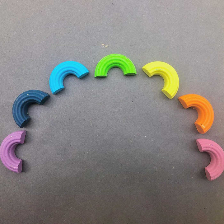 Handmade Non-Toxic Mini Rainbows Crayons | Set Of 8
