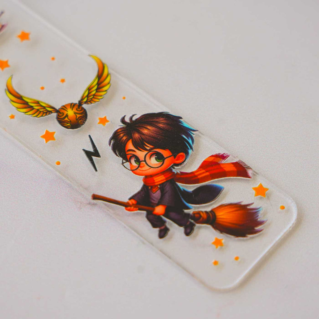 Harry Potter Theme Handmade Acrylic Bookmark With Tassel For Book Lovers