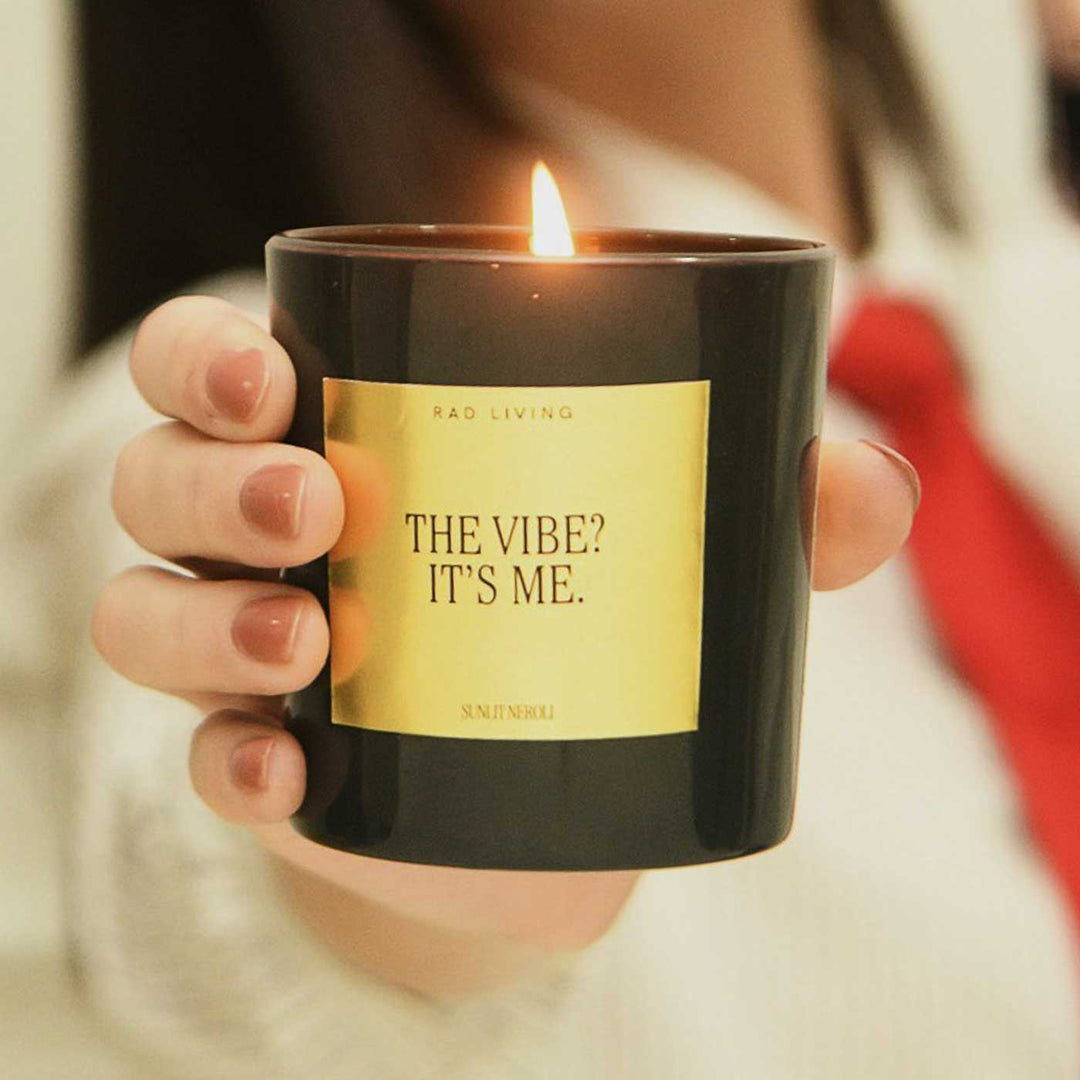 Hand Poured The Vibe? It’s Me, Sunlit Neroli Scented Soy Wax Candle
