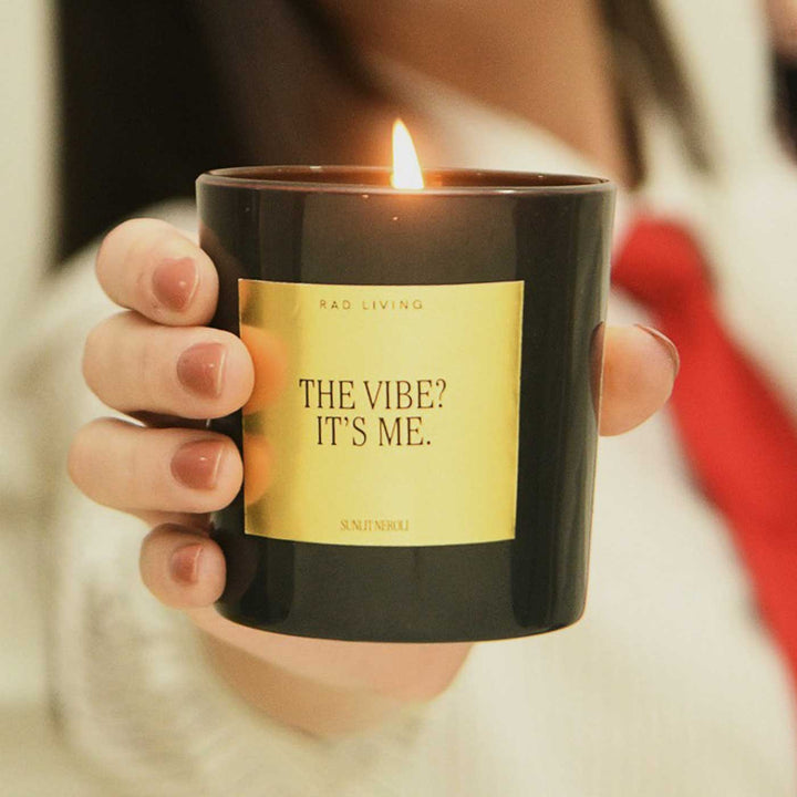 Hand Poured The Vibe? It’s Me, Sunlit Neroli Scented Soy Wax Candle