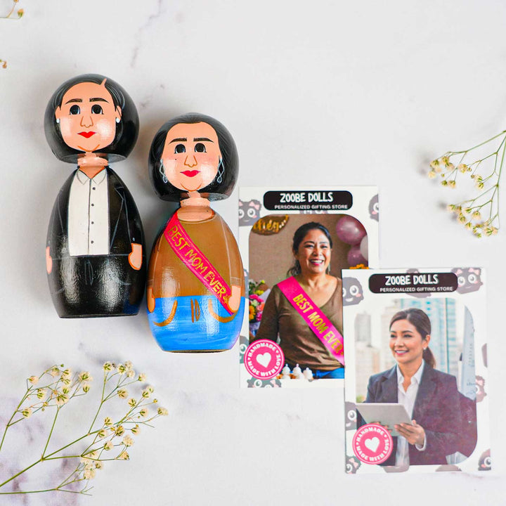 Photo Personalized Wooden Peggy Doll