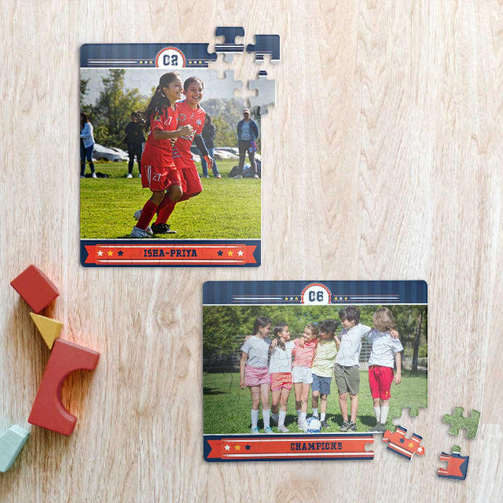 Photo Personalized Jersey Number Theme Acrylic Puzzle