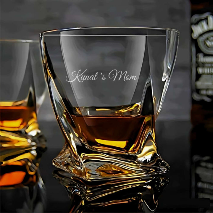 Personalized Engraved Whiskey Glass For Mothers | 310 ml