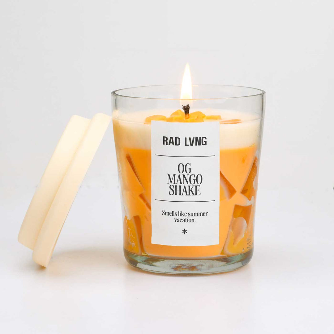 Hand Poured OG Mango Shake Grande Scented Soy Wax Candle