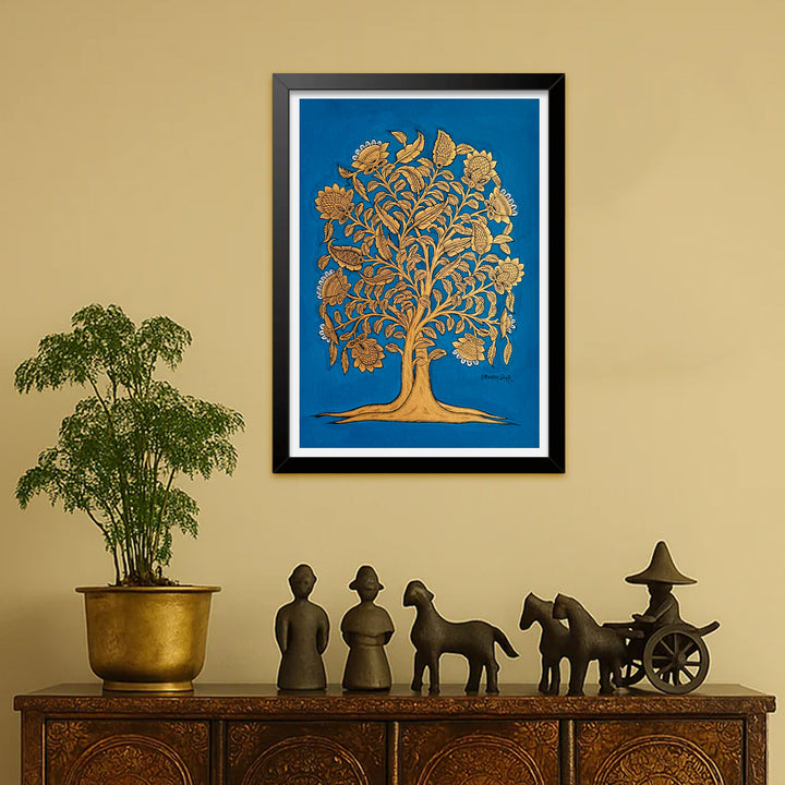 14.5 X 18.5 Inch | Tree Of Life Paper Phad Painting