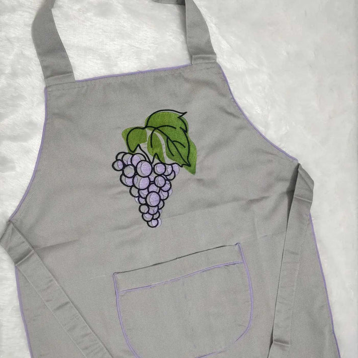 Personalized Embroidered Grapefruit Theme Apron