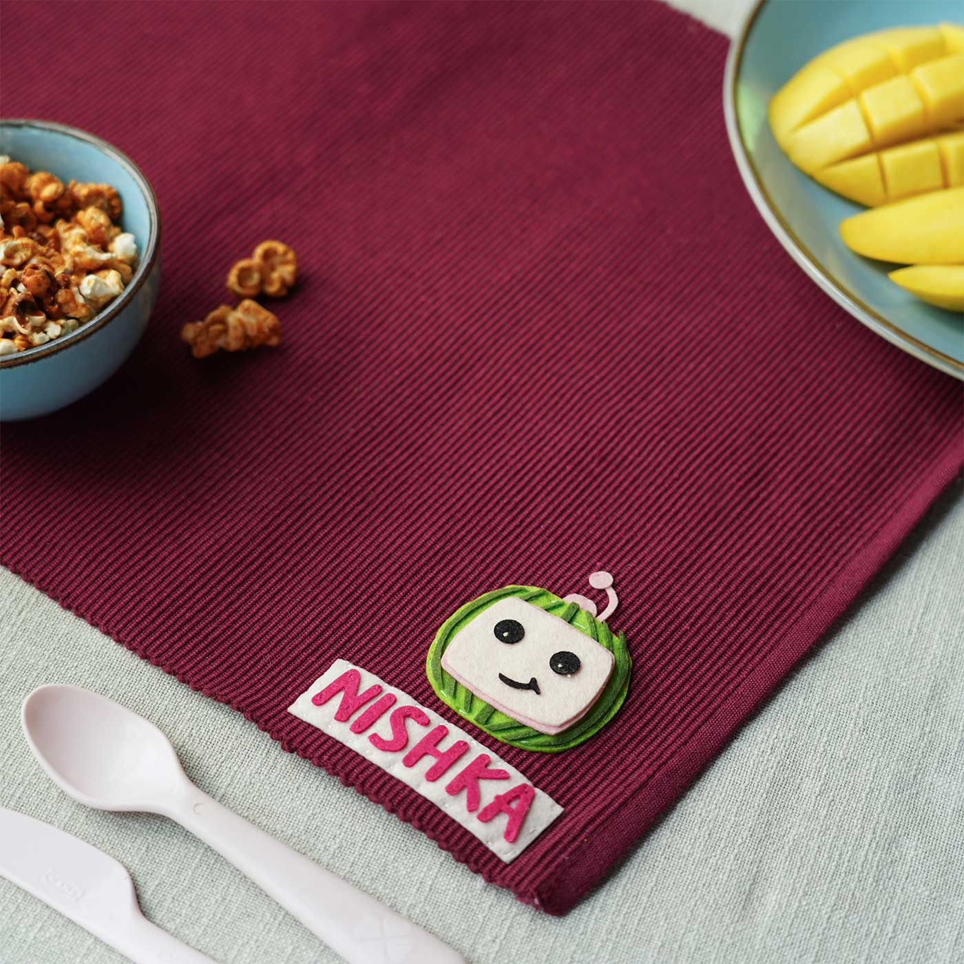 Buy Personalized Handmade WatermelonTable Mat For Kids Online On Zwende