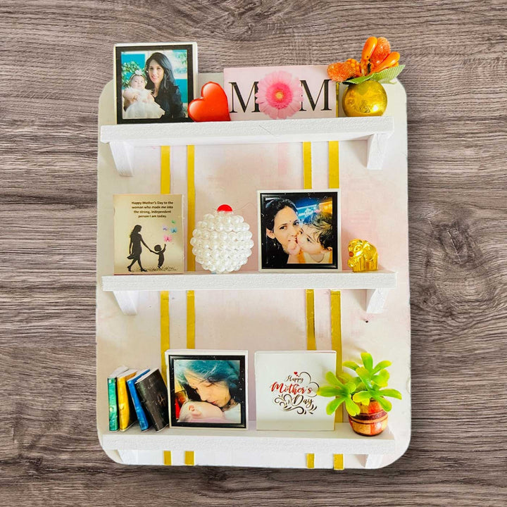 Photo Personalized Handmade Miniature Shelf Theme Wooden Fridge Magnet