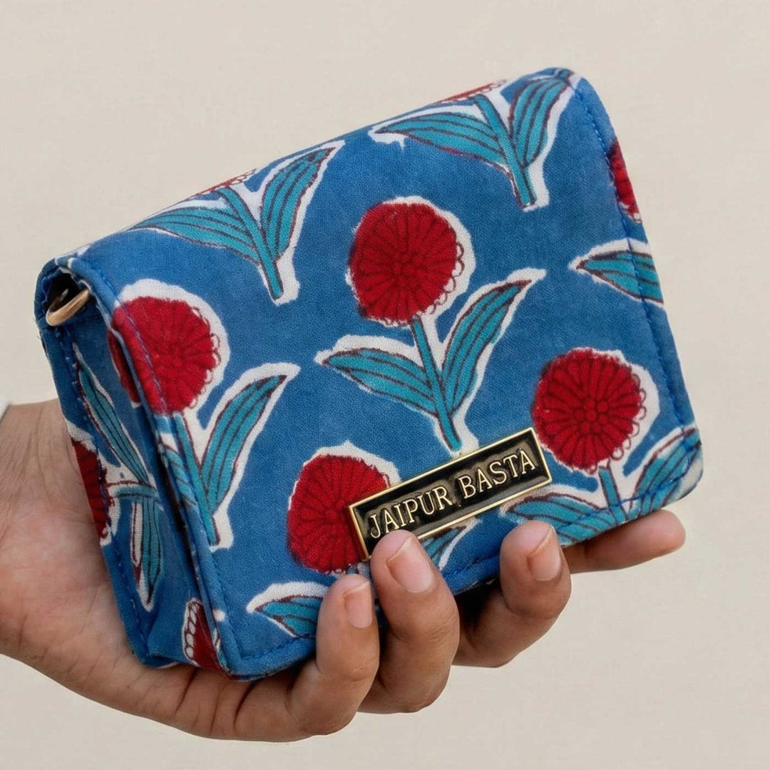 Mayur Jugni Hand Block Printed Sling Bag