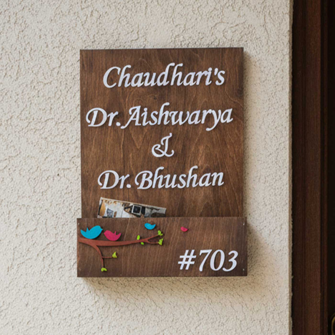 Birds Planter Nameboard