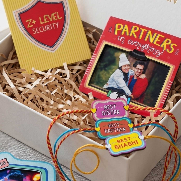 Personalized Photo Magnet & Rakhi Gift Combo | Build-Your-Own Set